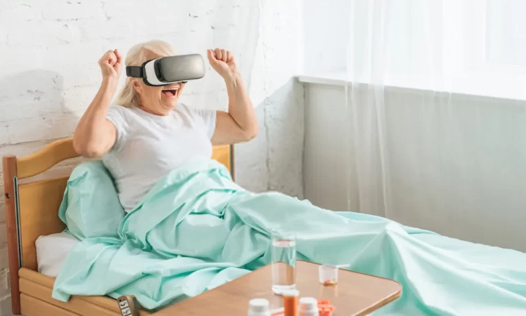VR benefits in depression